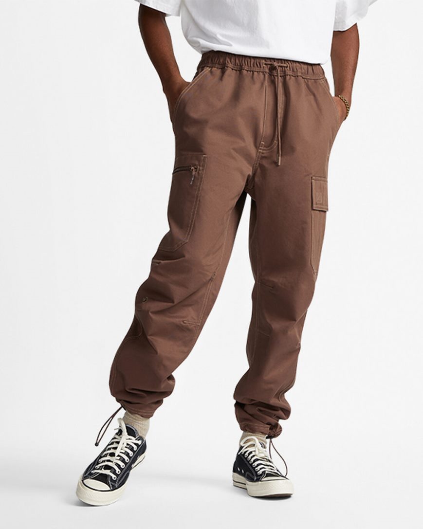 Men\'s Converse Star Chevron Cargo Pants Brown | AU 463ECC